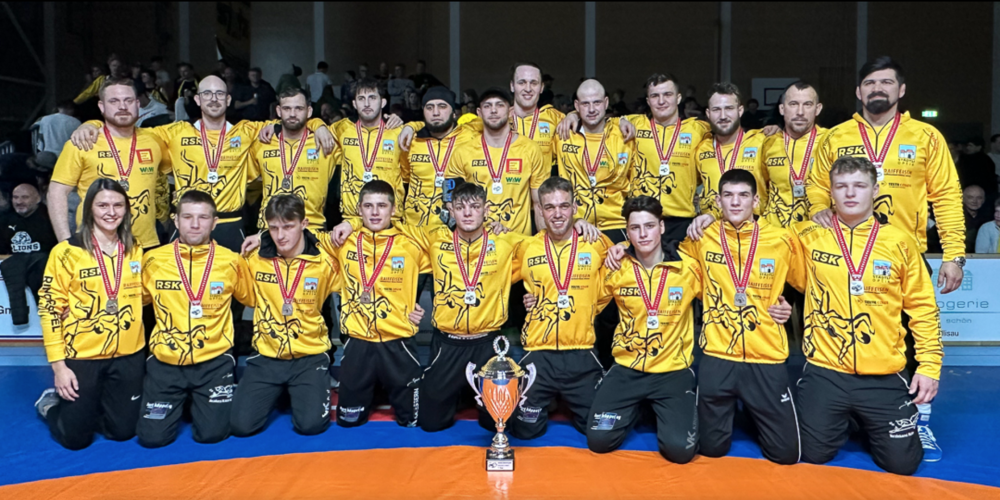 Die Ringer der RS Kriessern dürfen sich über den zweiten Platz und die Silbermedaille freuen
