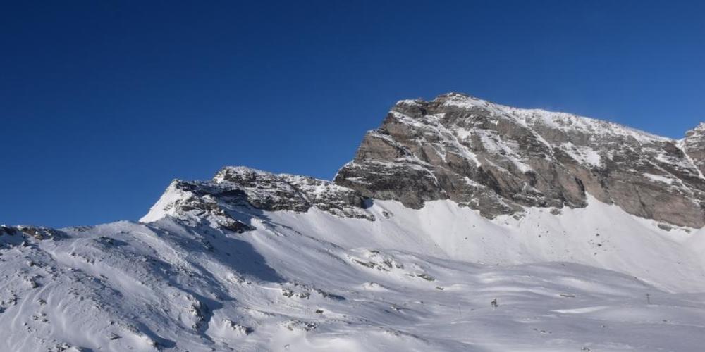 Das San-Bernardino-Gebiet im Kanton Graubünden, wo die Lawine am Sonntag niederging.