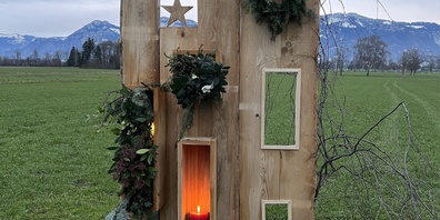 24 adventliche Stationen wurden entlang des weihnachtlichen Spaziergangs eingerichtet