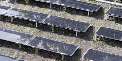 Das ewz erhöht die Einspeisevergütung für Solarstrom. Ab Februar gibt es zudem Beiträge für die Asbestsanierung und die Dachbegrünung. (Symbolbild)