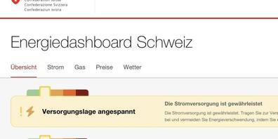 Die hiesige Versorgungslage bei Strom und Erdgas ist derzeit "angespannt", aber "gewährleistet".