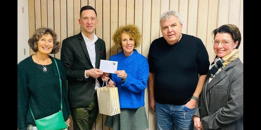 Spende des Kiwanis Clubs Munot für bedürftige Neuhauser Familien.