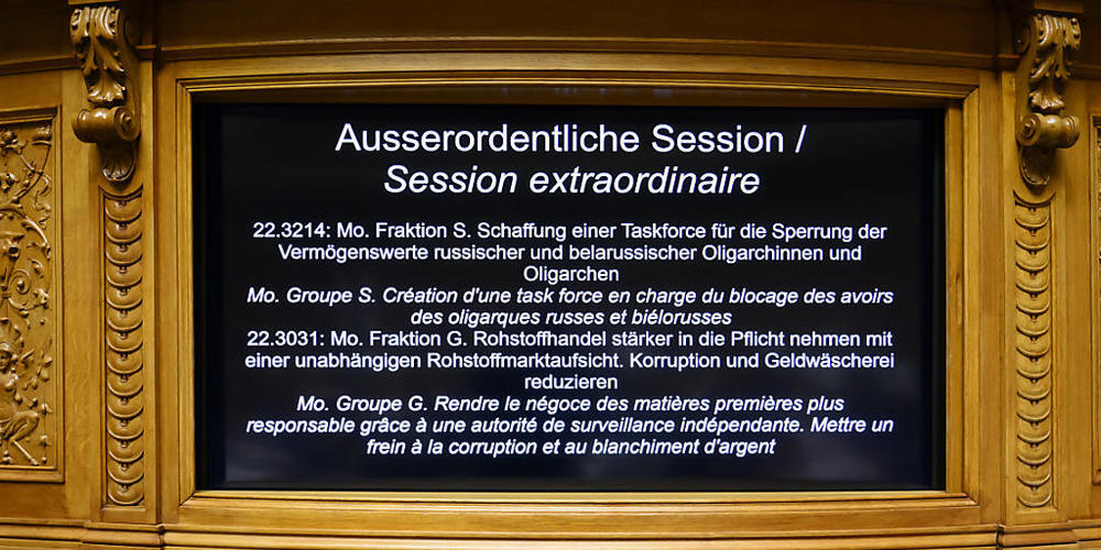 Im Sommer war im Parlament die Schaffung einer Taskforce für die Sperrung von Vermögenswerten von russischen Oligarchen gescheitert. Nun nimmt der Nationalrat einen neuen Anlauf. (Archivbild)
