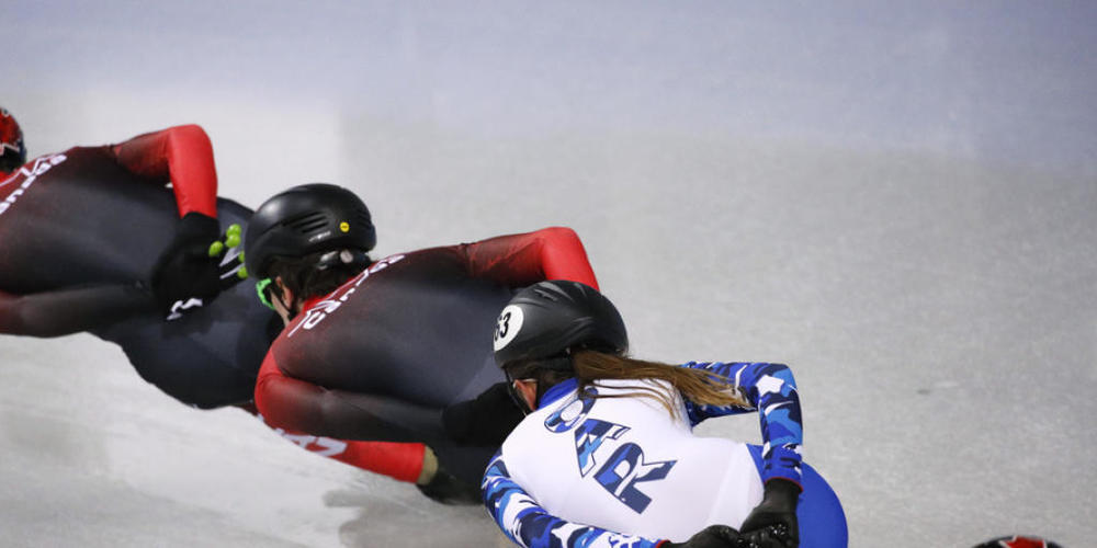 Die Ukraine hat einen dauerhaften Ausschluss Russlands von internationalen Sportereignissen gefordert. Russische Sportler dürften auch nicht - wie zuletzt als Strafe wegen Staatsdopings - unter neutraler Flagge zugelassen werden, wie im Bild 2018....