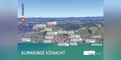 Auf einem «Klimarundgang» stellen Küsnachter Akteure herausragende Projekte vor.