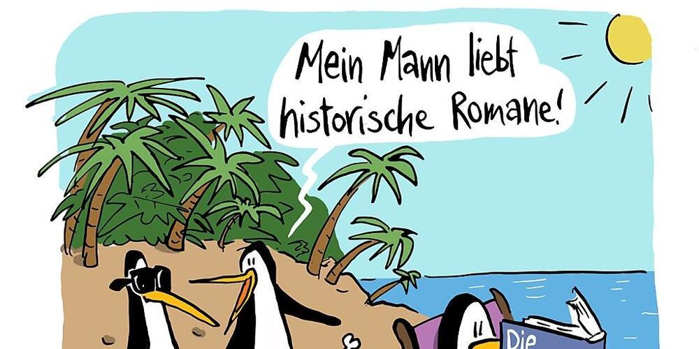 Die Ausstellung Gezeichnet 2022 im Museum für Kommunikation zeigt über 200 Pressezeichnungen des Jahres. Viele thematisieren die verschiedenen aktuellen Krisen, wie hier den Klimawandel. (Andreas Ackermann, Oger)