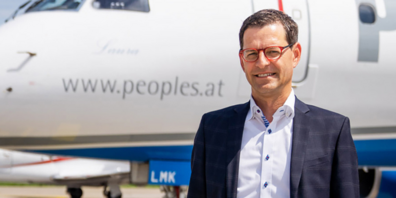 Thomas Krutzler, Chief Commercial Officer von People's Air Group, welche den Flugplatz Altenrhein betreibt