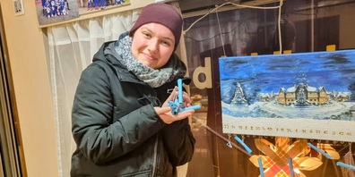 Sie hatte ein glückliches Händchen und zog am 15. Dezember die "15": Chiara Walser aus Gossau mit den fünf gewonnenen Gutscheinen.