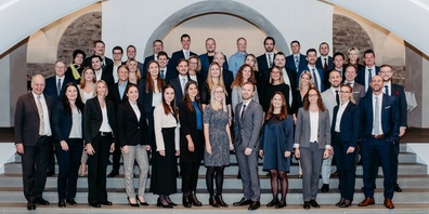 An der Beförderungsfeier vom 24. November 2022  im Pfalzkeller. 