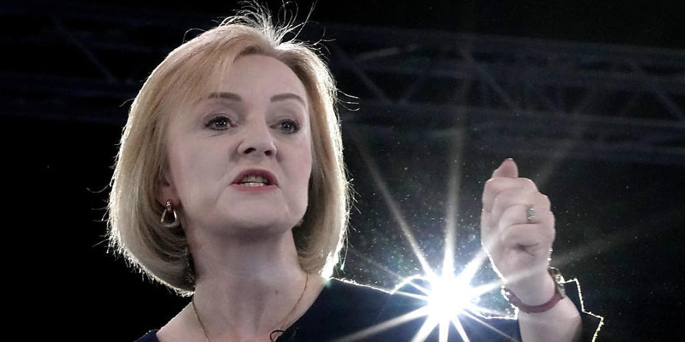 ARCHIV - Großbritanniens Kurzzeit-Premierministerin Liz Truss. Foto: Kirsty Wigglesworth/AP/dpa