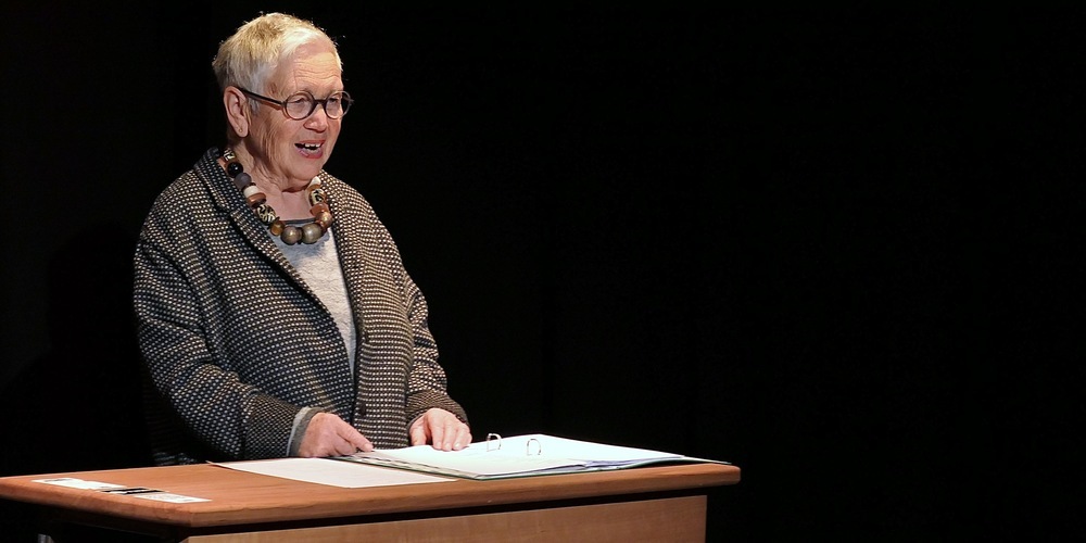 Bertha Thurnherr präsentierte nachdenkliche, besinnliche, aber immer lebensbejahend-fröhliche Geschichten