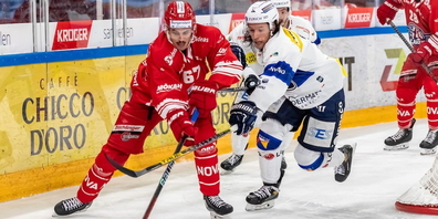 Der 21-jährige Vouardoux (l.) war drittbester Scorer unter den Verteidigern und wurde im Frühling als «Youngster of the Year» ausgezeichnet.