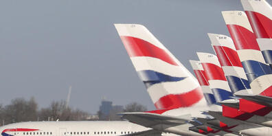 ARCHIV - Wegen technischer Probleme können derzeit viele Flieger der British Airways nicht starten. Foto: Steve Parsons/PA Wire/dpa