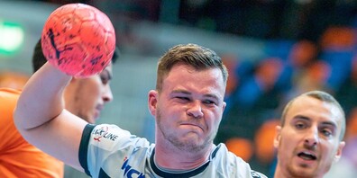 Archivbild: Kreisläufer Alan Lutz war mit sechs Treffern der erfolgreichste Kreuzlinger Werfer gegen Zürich.