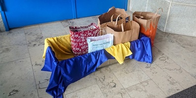 Die ersten "Weitergeschenke" sind bereits eingetroffen.