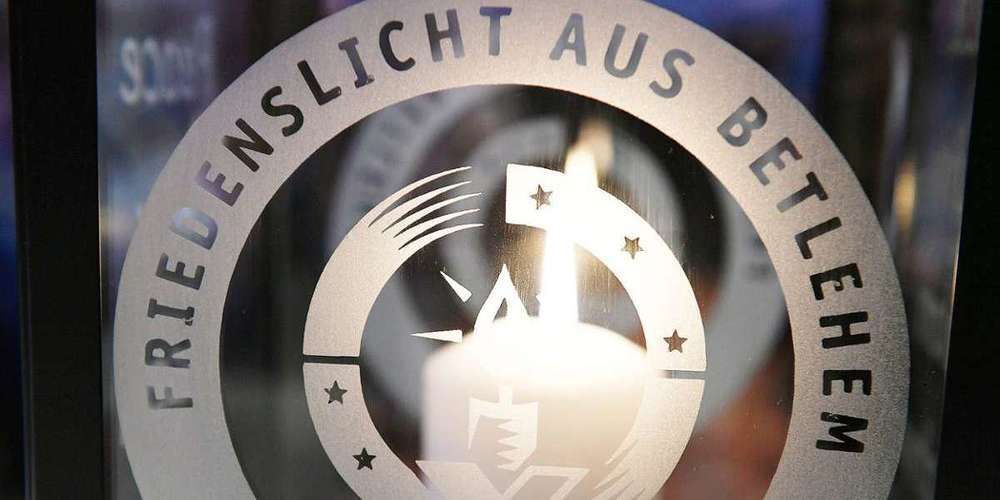 Das Friedenslicht von Betlehem wird jährlich in der Geburtsgrotte entzündet 