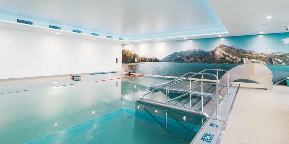 Hallenbad Amden. (Archiv)