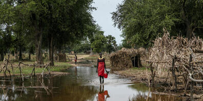 ARCHIV - «Das Land steht an der Frontlinie der Klimakrise»: Der Sudan wird immer wieder von Extremwetter heimgesucht. Foto: Adrienne Surprenant/AP/dpa