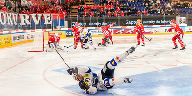 Die SCRJ Lakers, allen voran Torhüter Robin Meyer, verteidigen das Rappi-Tor souverän.