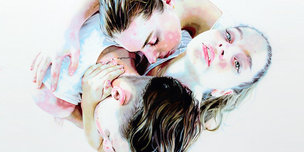 Zu sehen in der Ausstellung: Hanna Nitsch, Granular #1, 2019. Tusche und Grafitstift auf Papier.