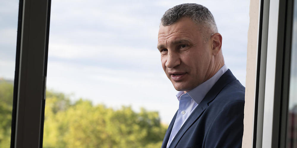 FILED - Der Kiewer Bürgermeister Vitali Klitschko hat vor einem Blackout in der ukrainischen Hauptstadt gewarnt. Photo: Christophe Gateau/dpa