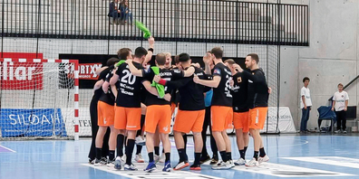 Die Kadetten Schaffhausen sichern sich in Bern die nächsten zwei Punkte. 