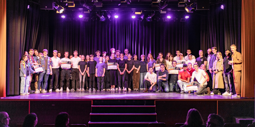 Die sieben Projektteams begeisterten am regionalen Finale des Jugendprojekt-Wettbewerbs 2022 mit ganz verschiedenen Projektideen und viel Einsatz.