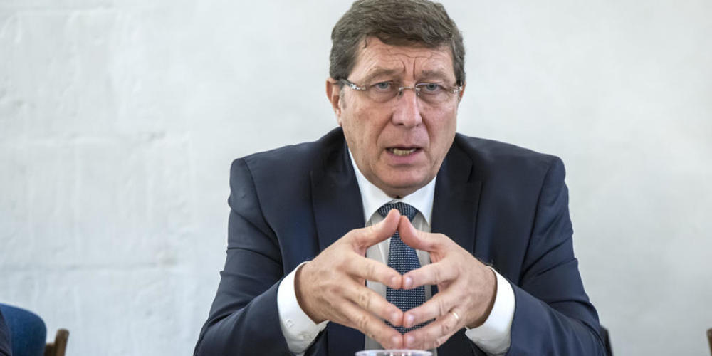 Der Genfer Staatsrat und derzeitige Regierungspräsident Mauro Poggia. (Archivbild)