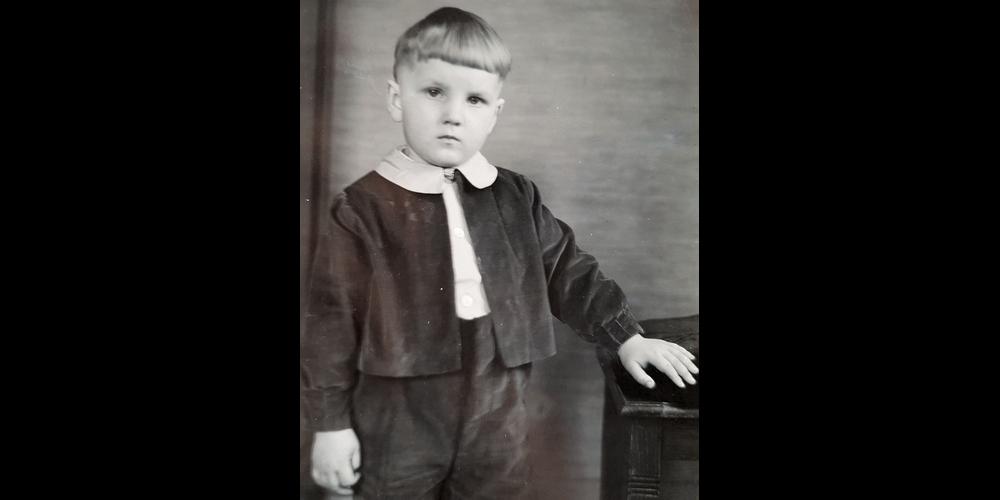 Hermann Schumacher als 3-Jähriger.