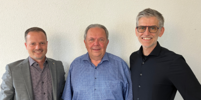 Bruno Seelos, Reto Gnägi & Ruedi Gasser (von links) 