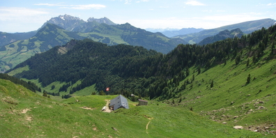 Ausblick von der Toggenburger Alp Hengst. (Archivbild)