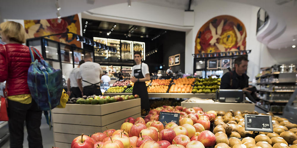 Coop hat eine neue Lebensmittel-Kennzeichnung für Eigenmarkenprodukte eingeführt. Diese gibt laut Mitteilung vom Freitag Auskunft über die Umweltauswirkung eines Produkts. (Archivbild)