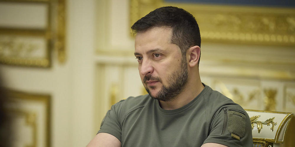 Der ukrainische Präsident Wolodymyr Selenskyj während eines Treffens. Foto: Ukraine Presidency/Planet Pix via ZUMA Press Wire/dpa