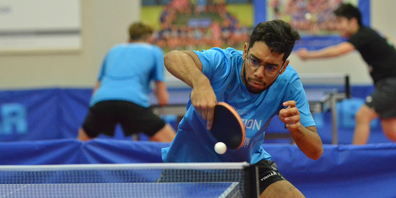 Chaitanya Vepa erstmals für den TTCN im Einsatz.