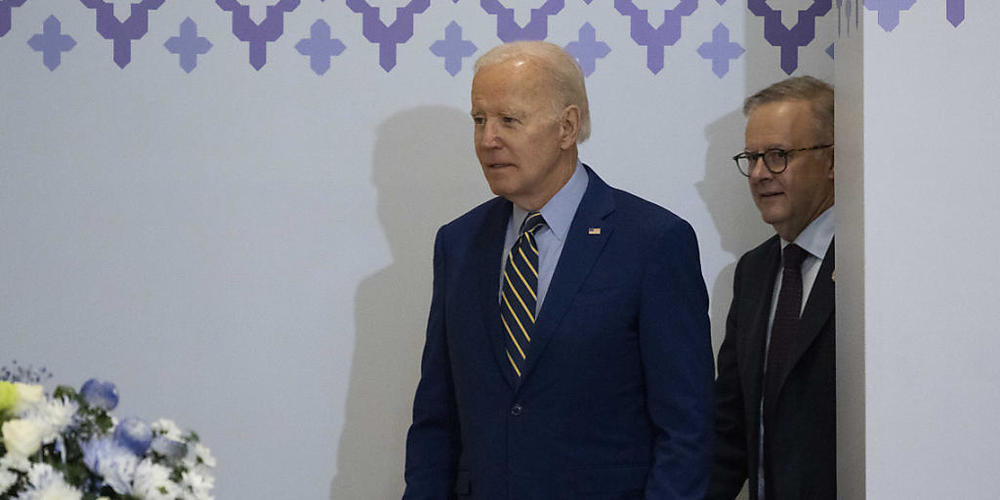 US-Präsident Joe Biden in Kambodscha. Foto: Alex Brandon/AP/dpa