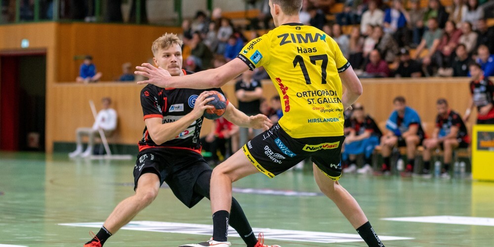 Hoppers-Jungnationalspieler Jann Bamert steuerte vier Tore zum Sieg in St. Gallen bei und wurde zum besten Spieler gewählt.