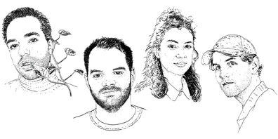 Kim de l’Horizon, Pablo Jakob Montefusco, Michelle Steinbeck und Alexander Stutz