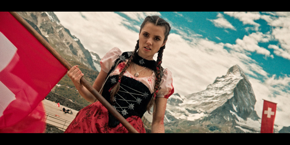 Sie spielt im neuen Schweizer Horrorstreifen «Mad Heidi» die Hauptrolle: die Schauspielerin Alice Lucy.