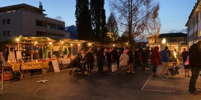 Der kleine, aber feine Weihnachtsmarkt.