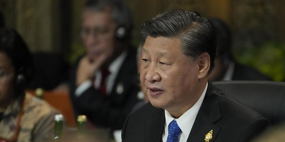 Chinas Präsident Xi Jinping beim G20-Gipfel. Foto: Dita Alangkara/AP Pool/dpa