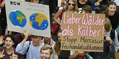 Der Klimawandel ist politisch das Top-Thema bei den Schweizer Jugendlichen. Das Interesse an Jugendbewegungen ist jedoch gesunken. (Archivbild)