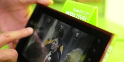 Die schwache Nachfrage nach PCs hat auf den Umsatz des Grafikkarten-Herstellers Nvidia gedrückt. (Archivbild)