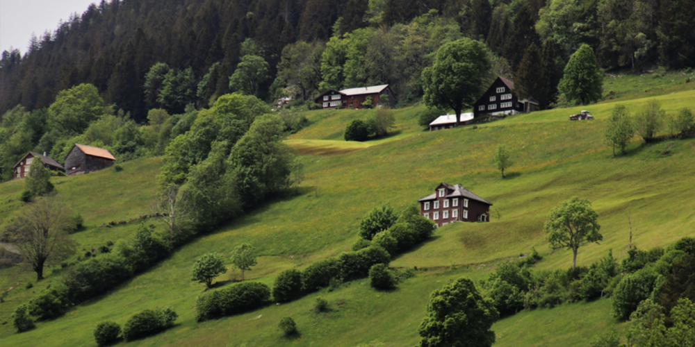 Der Bau eines Hauses in Hanglage stellt besondere Anforderungen.