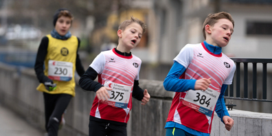 Die Spitzengruppe der Nachwuchsläufer im Jahr 2019. 