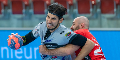 Rückraumspieler Attila Kun war mit fünf Toren der zweiterfolgreichste Werfer des HSC Kreuzlingen in Kriens. 