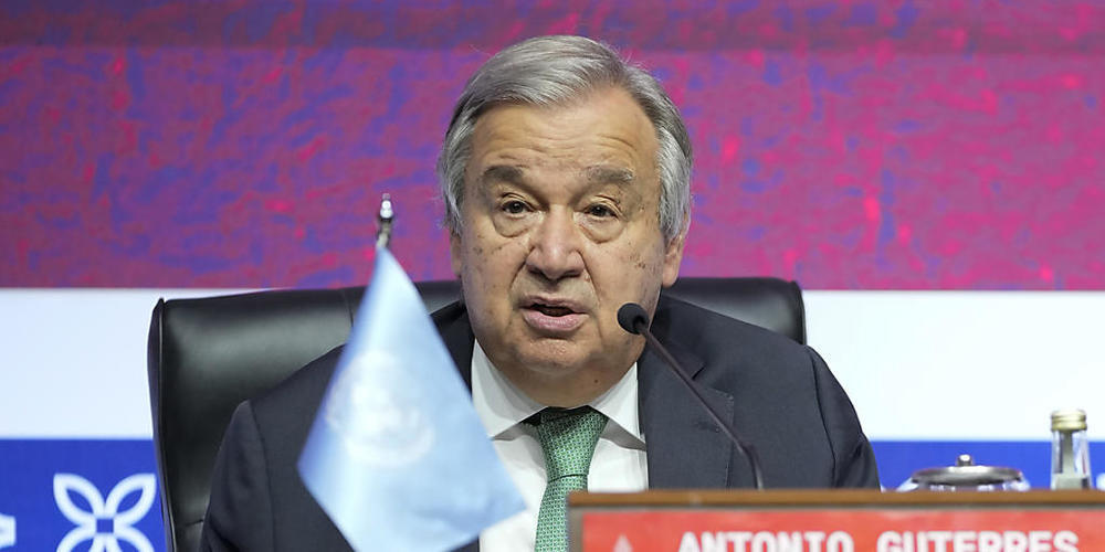 Nordkorea hat am Sonntag die Verurteilung des jüngsten Raketenstarts des Landes durch Uno-Generalsekretär António Guterres zurückgewiesen und ihn als "Marionette der USA" bezeichnet. (Archivbild)