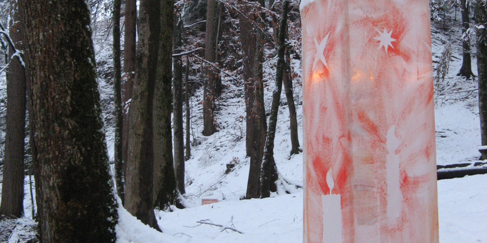 Der Adventsweg durch den Altstätter Wald ist ein Ort der Besinnung und des Innehaltens