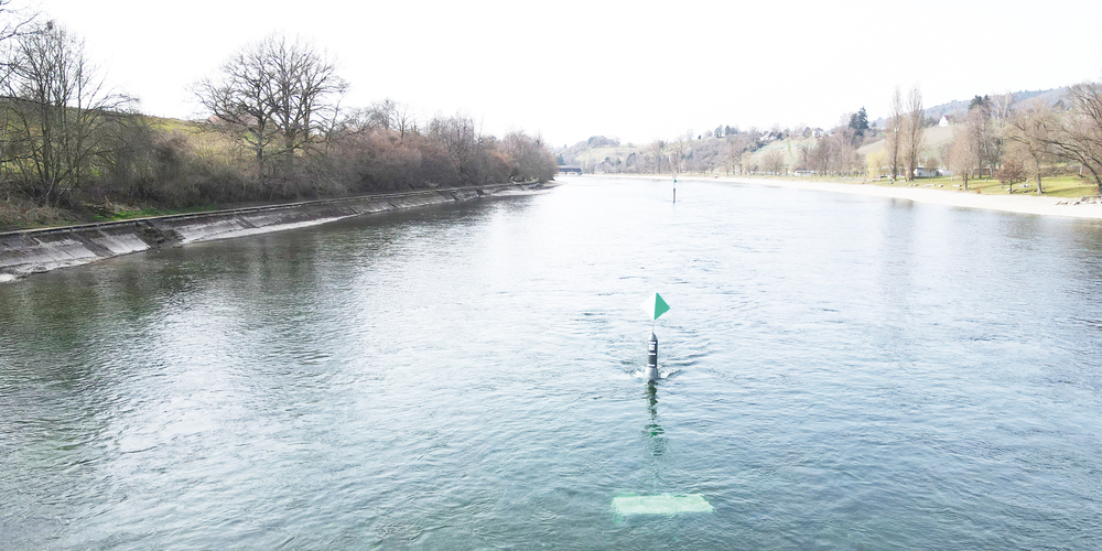Das Baudepartement des Kantons Schaffhausen ruft die Bevölkerung für Rückmeldungen bezüglich Testbojen auf.