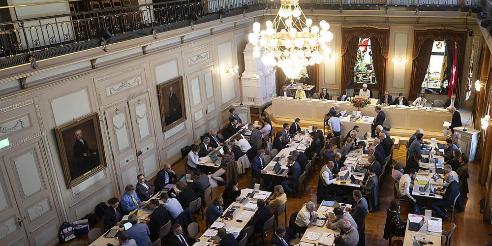 Blick in den Grossrats-Saal im Rathaus in Frauenfeld. Der Thurgau schränkt das Bauen in Weilern ein. Das Bundesgericht stützt nun das Vorgehen des Kantons.