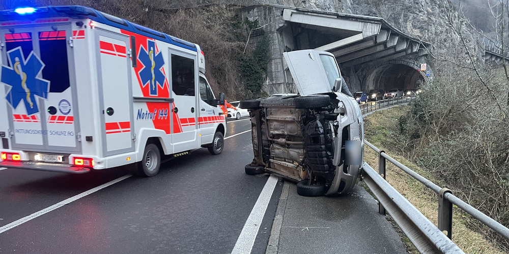 Auf der Axenstrasse passieren immer wieder Unfälle.